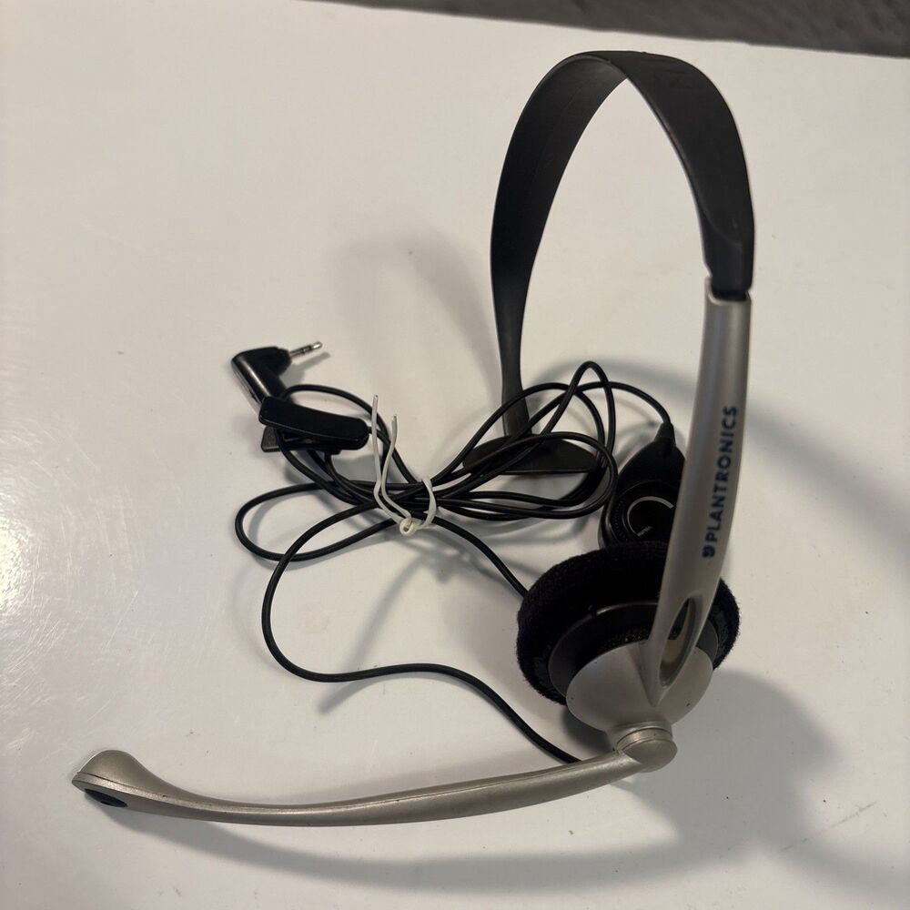 Plantronics M114 Headset Crystal Clear Conversation For Cordless & Mobile Phones